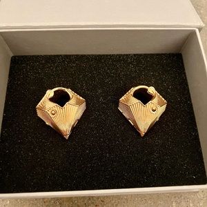 Tether Rose Gold Tetra Earrings … 10 gauge and up … secret compartment. No wear.